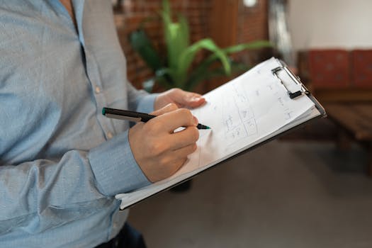 Study checklist